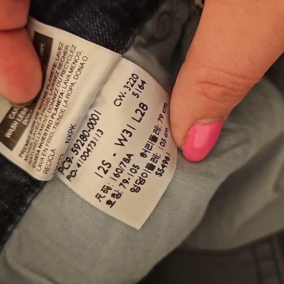 12S Signature Levi Strauss Mid Rise Super Skinny Jeans NWT - Picture 11 of 11